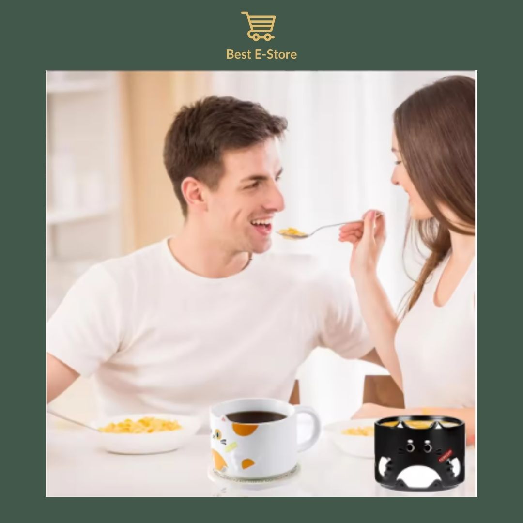 ๐ Perfect Cat Loverโs Gift: Stackable Mugs for Home & Office ๐โ