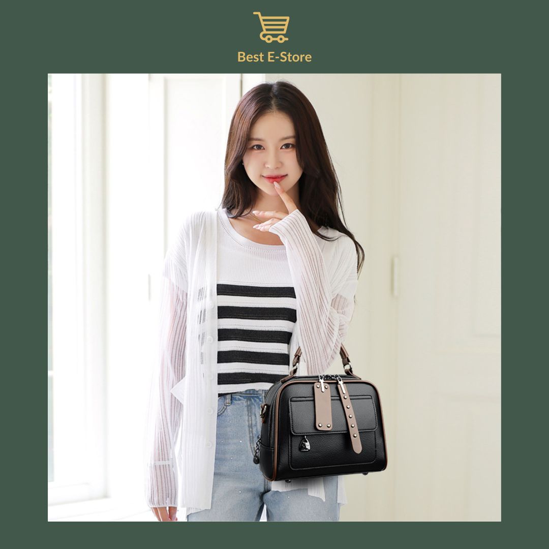 👜 Elegante leren schoudertas: Stijlvol en ruim ✨