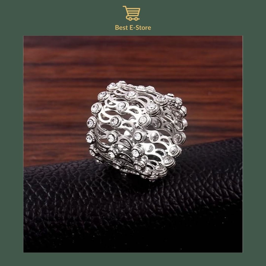 🎁 Täydellinen lahja: Muunneltava rannerengas, jossa kimalteleva CZ Glamour 💎