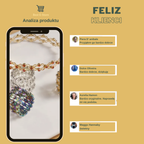 🎁 Idealny prezent: Bransoletka z błyszczącymi CZ Glamour 💎