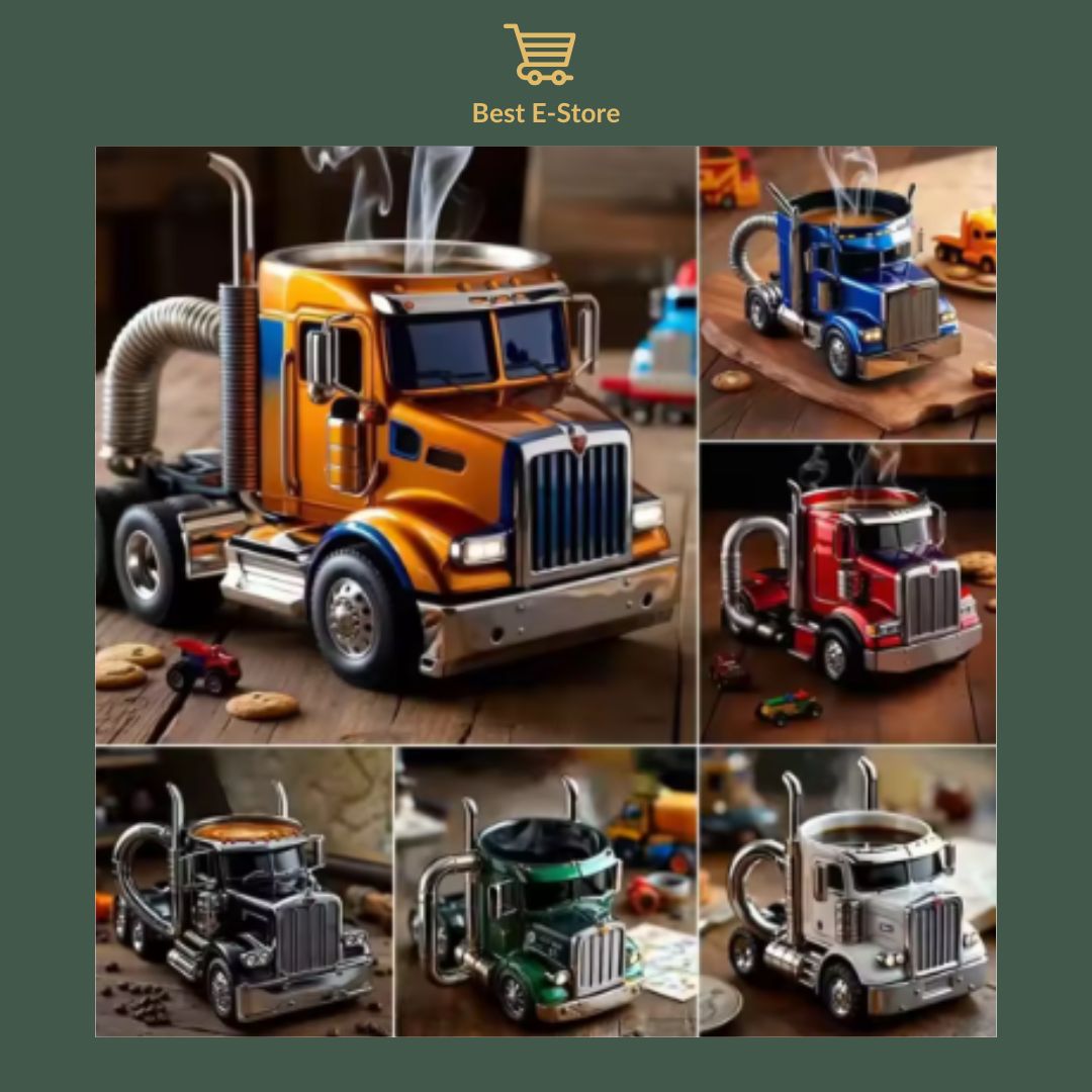 🚛 Semi-Truck Coffee Mug: Perfect Gift for Truck Lovers ☕