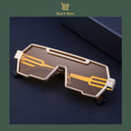 🕶️Retro Steampunk Sunglasses :  Bold Style with HD UV400 Protection✨