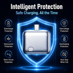 ⚡🔌 140W Fast Charging Type-C Adapter | Smart Auto-Disconnect 🔋 | Overcharge Protection 🛡️