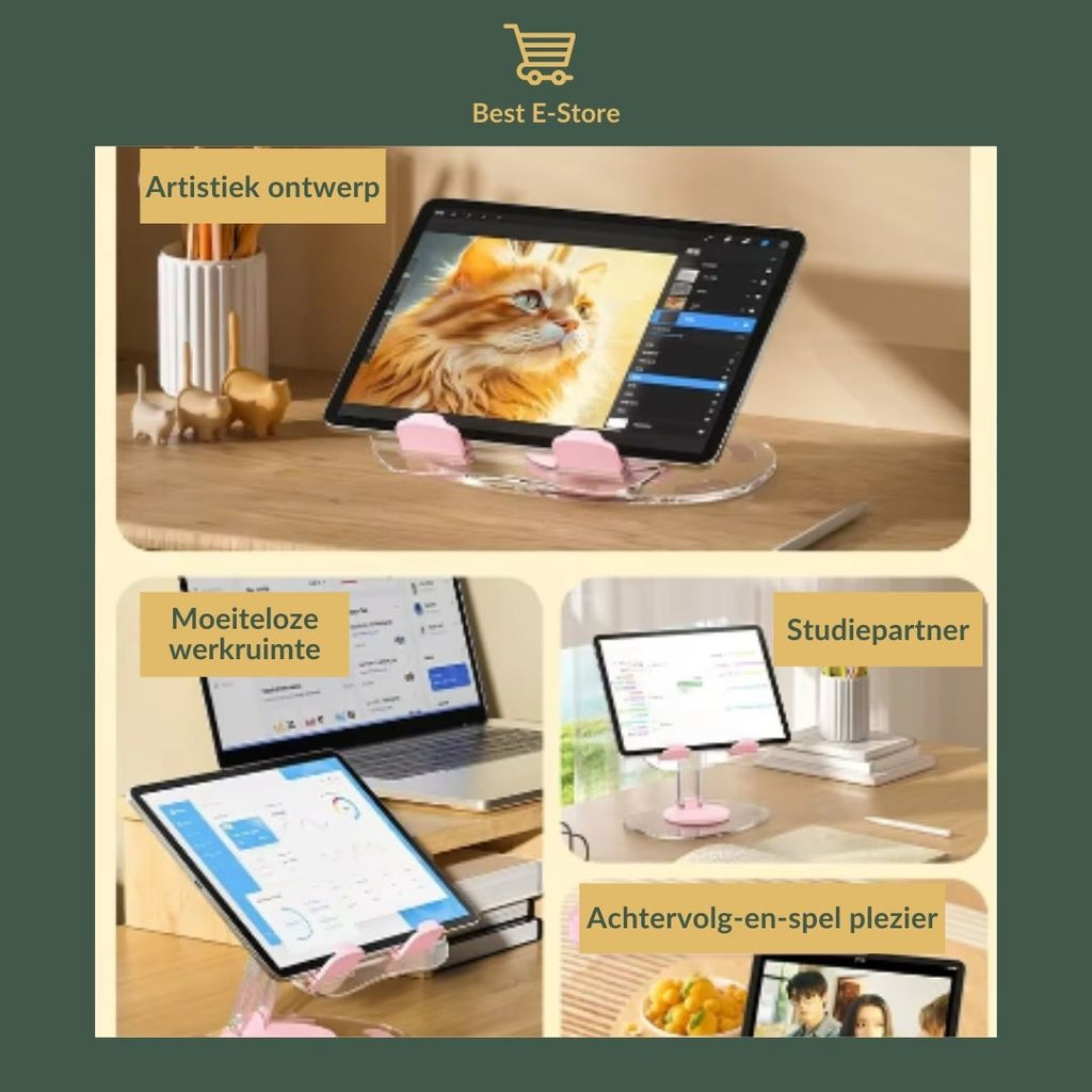 🎁 Perfect cadeau: Universele Tablet Standaard 📱✨