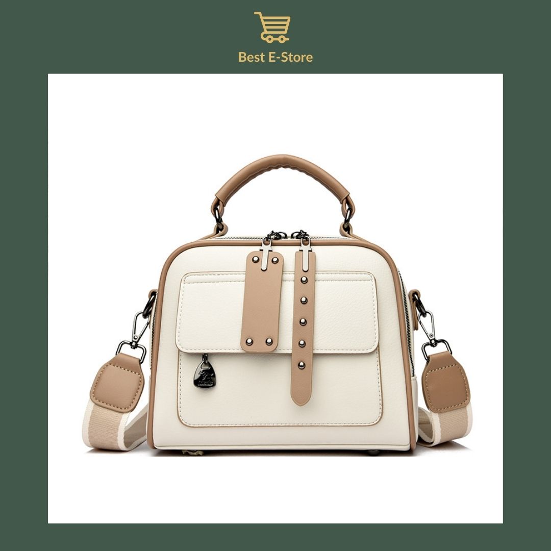 👜 Elegant Leather Shoulder Bag:  Stylish & Spacious ✨
