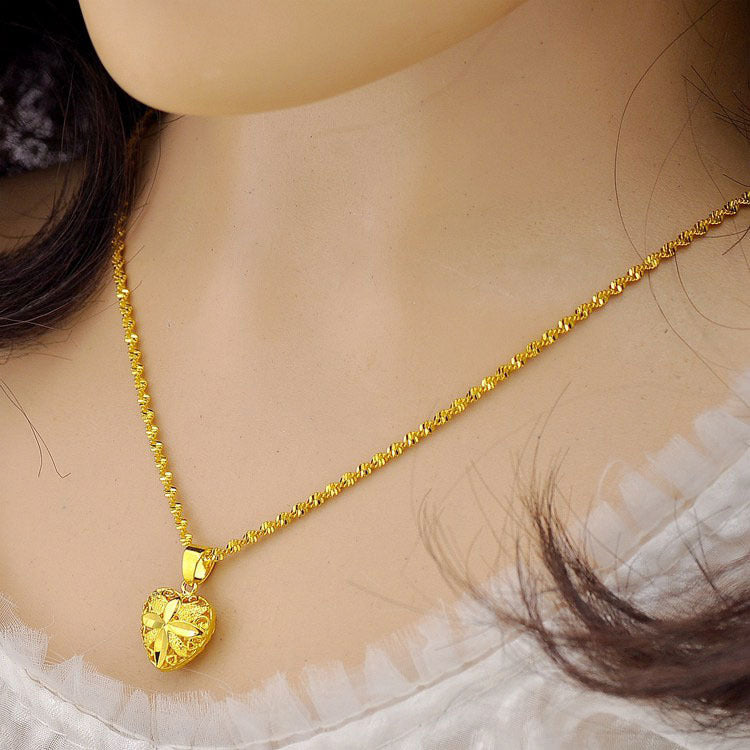 Last Day 50% OFF🔥Golden Aura Heart Necklace