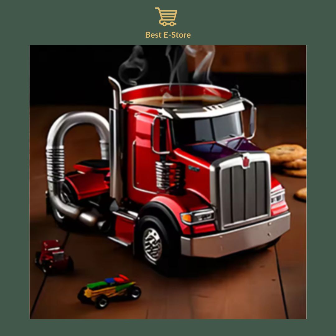🚛Semi-vrachtwagen koffiemok: Perfect cadeau voor vrachtwagenliefhebbers ☕