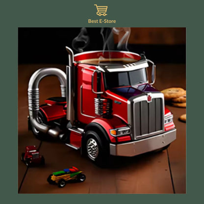 🚛Semi-vrachtwagen koffiemok: Perfect cadeau voor vrachtwagenliefhebbers ☕