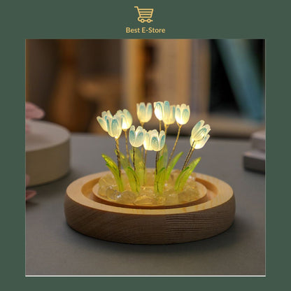 ✨ Enchanting Tulip Lamp:  Cozy Ambiance & Perfect Gift Idea