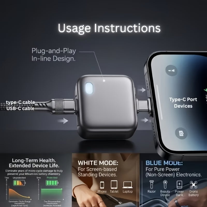 ⚡🔌 140W Fast Charging Type-C Adapter | Smart Auto-Disconnect 🔋 | Overcharge Protection 🛡️