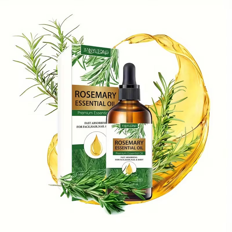 🌿 Rosemary Essential Oil – Hair, Skin & Body Care ✨