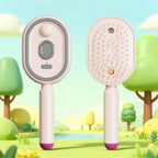 Rechargeable Mist Spray Detangling Hair Brush for All Hair | With Oil