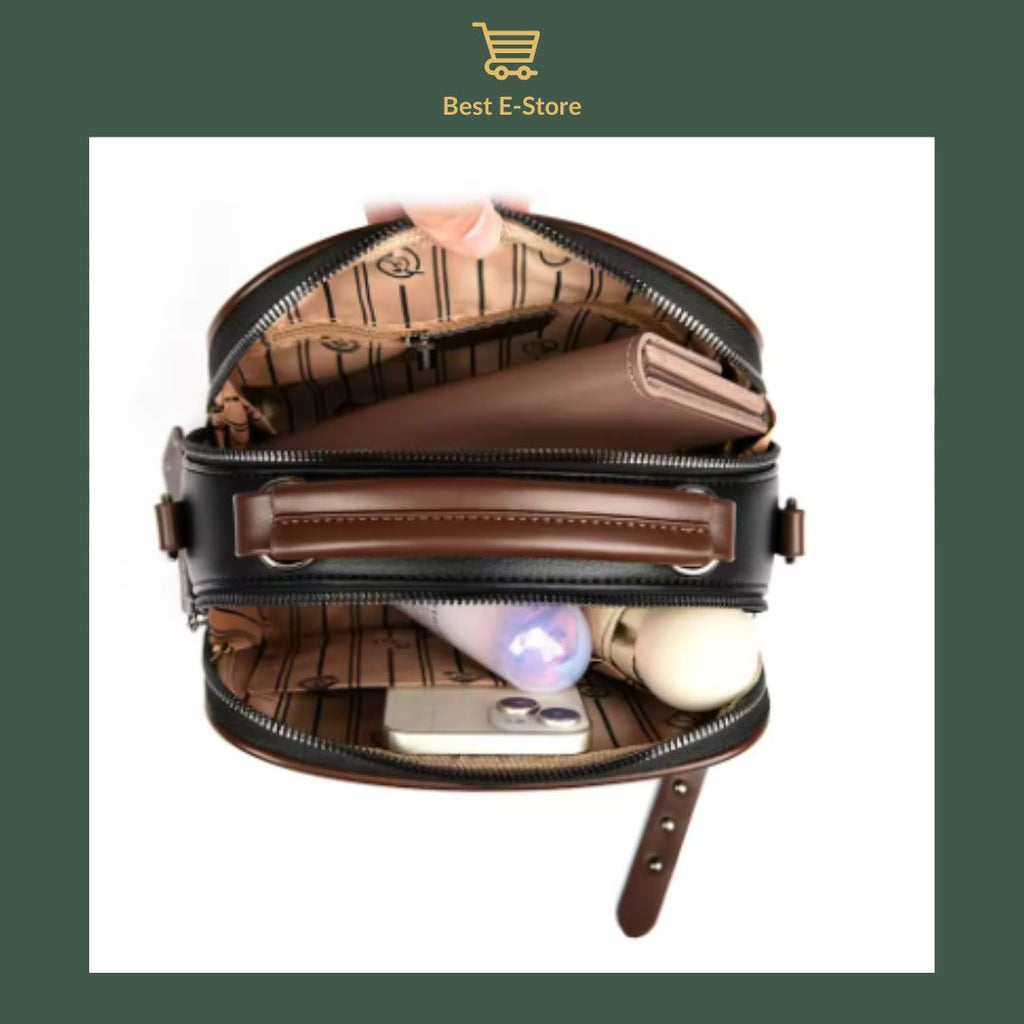 👜 Elegante Leder-Umhängetasche: Stilvoll & geräumig ✨