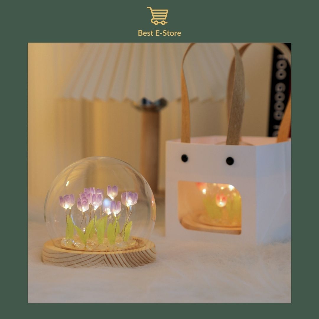 Bezaubernde Tulpenlampe: Gemütliches Ambiente & perfekte Geschenkidee ✨