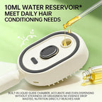 Rechargeable Mist Spray Detangling Hair Brush for All Hair | With Oil
