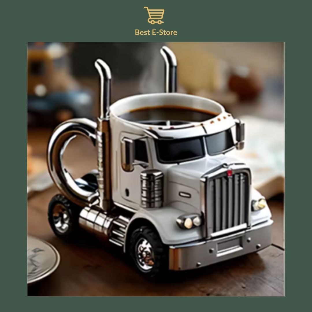 🚛 Tasse à café Semi-Truck: Cadeau parfait pour les amateurs de camions ☕