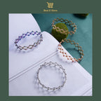🎁 Le cadeau parfait : Bracelet convertible CZ étincelante 💎