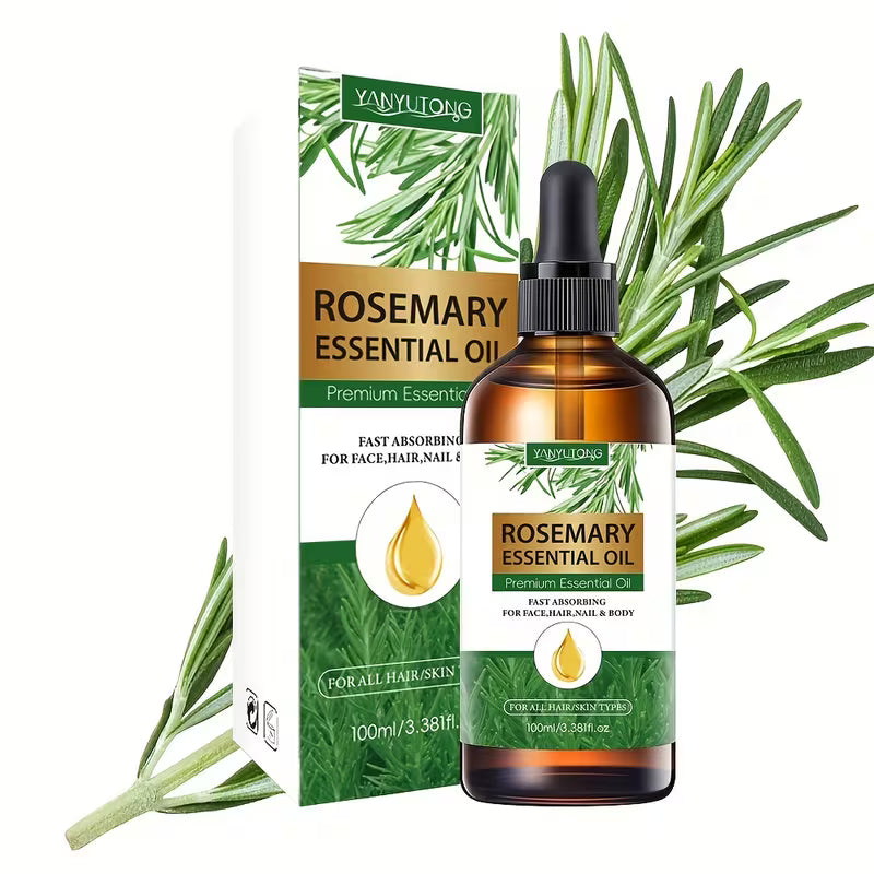 🌿 Rosemary Essential Oil – Hair, Skin & Body Care ✨