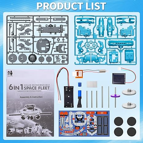 STEM Projects for Kids Ages 8-12, Science Kits, Solar Space Toys Gifts for 8 9 10 11 12 Year Old Teen Boys Girls, 120Pcs STEM Building Robots Toys for Teenage Ages 8 9 10 11 12