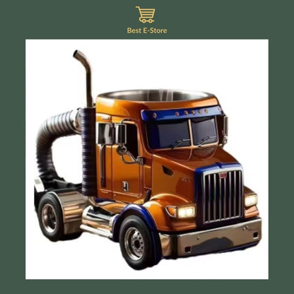 🚛Semi-vrachtwagen koffiemok: Perfect cadeau voor vrachtwagenliefhebbers ☕