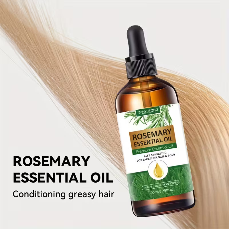 🌿 Rosemary Essential Oil – Hair, Skin & Body Care ✨