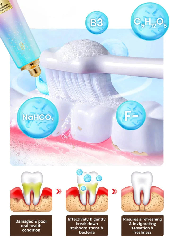 Niacinamide Whitening Toothpaste For Healthier, Whiter Teeth