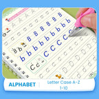 Magic Writing Book- Reusable Handwriting Practice with Disappearing Ink 4pc Set