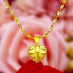 Last Day 50% OFF🔥Golden Aura Heart Necklace