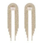 Women's Fashion Temperament Long Fringe Earrings